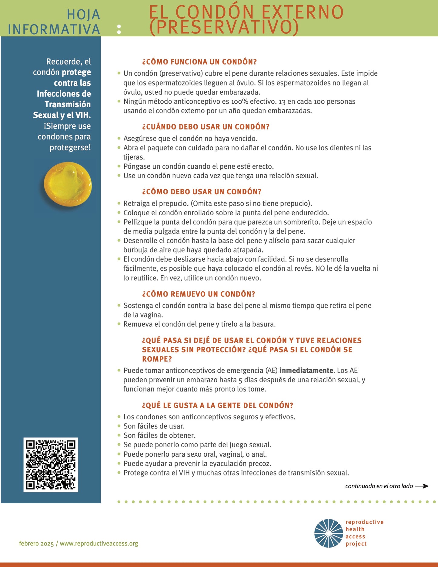 Condom User Guide