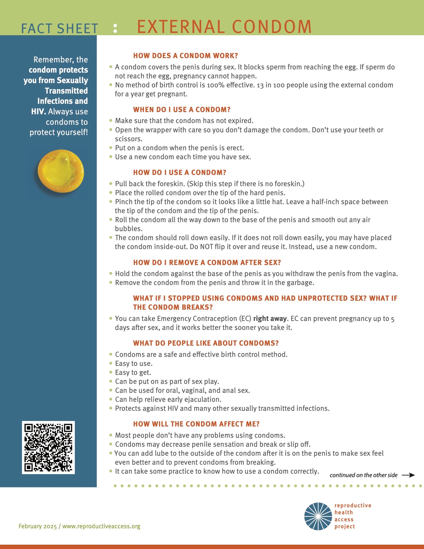 Condom User Guide