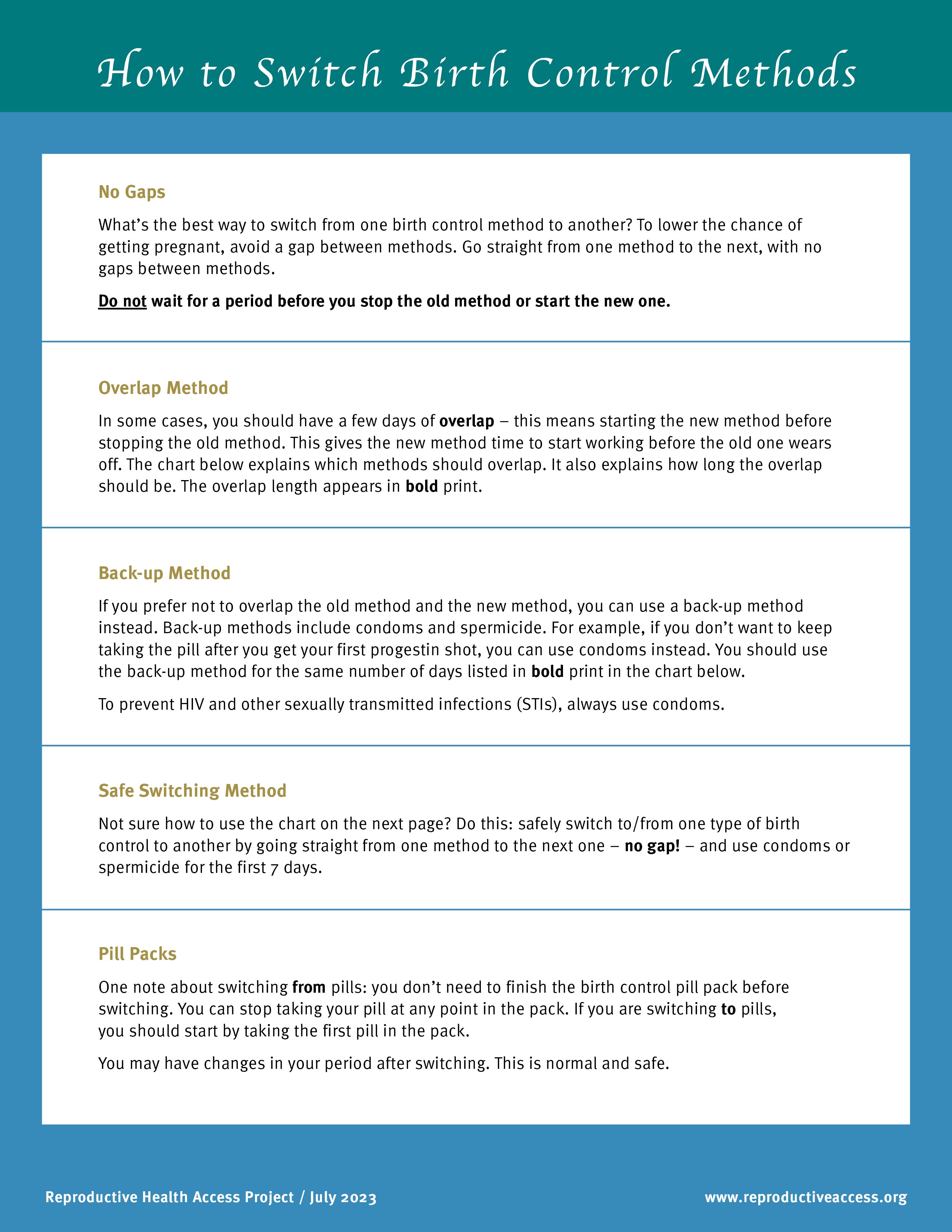 How To Switch Birth Control Methods Reproductive Health Access how-to-switch-birth-control-methods-reproductive-health-access