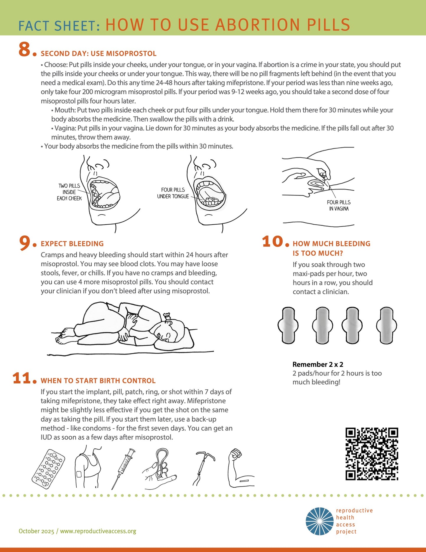 How To Use Abortion Pills Fact Sheet