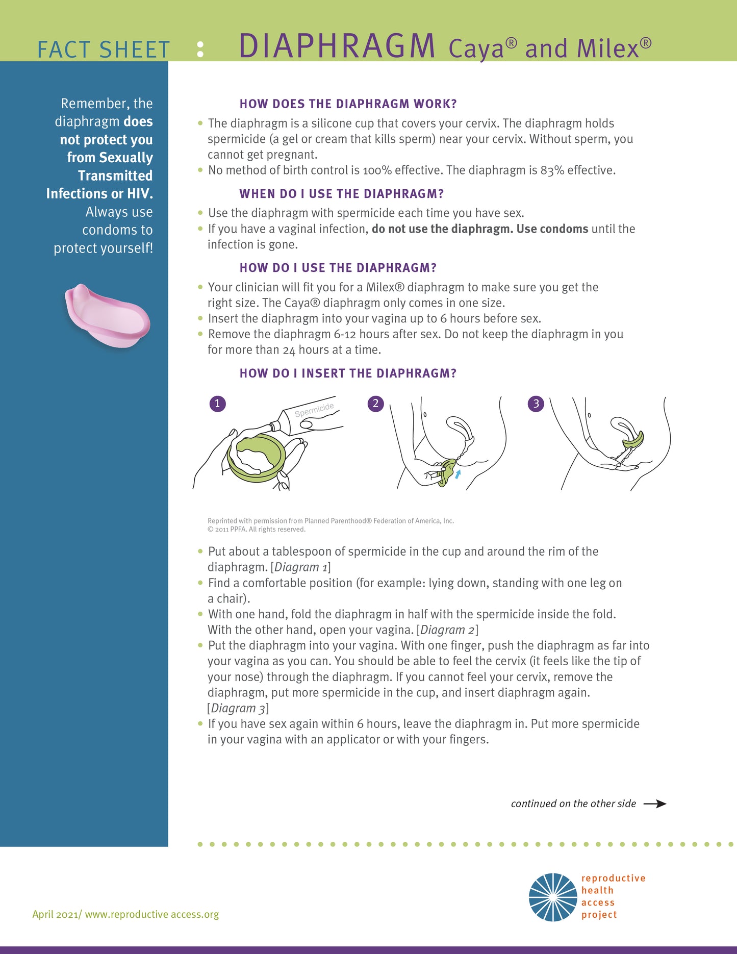 Diaphragm User Guide